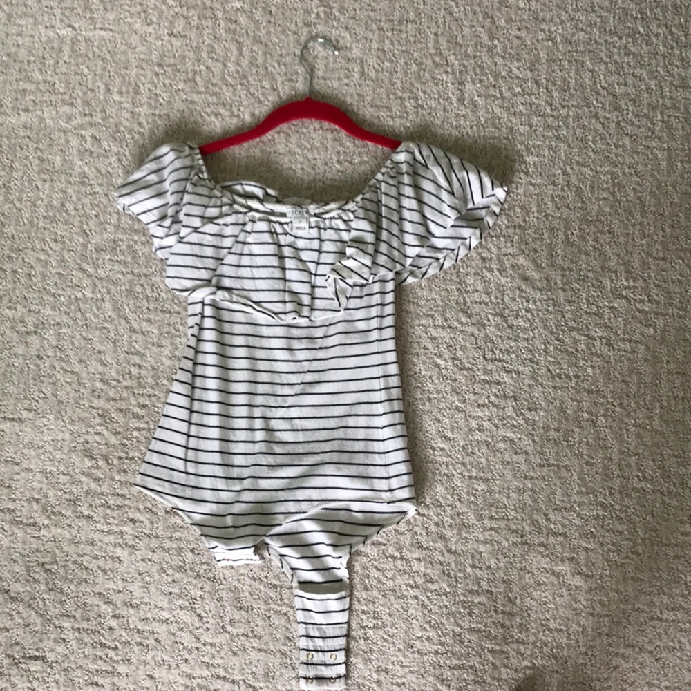 Striped bodysuit